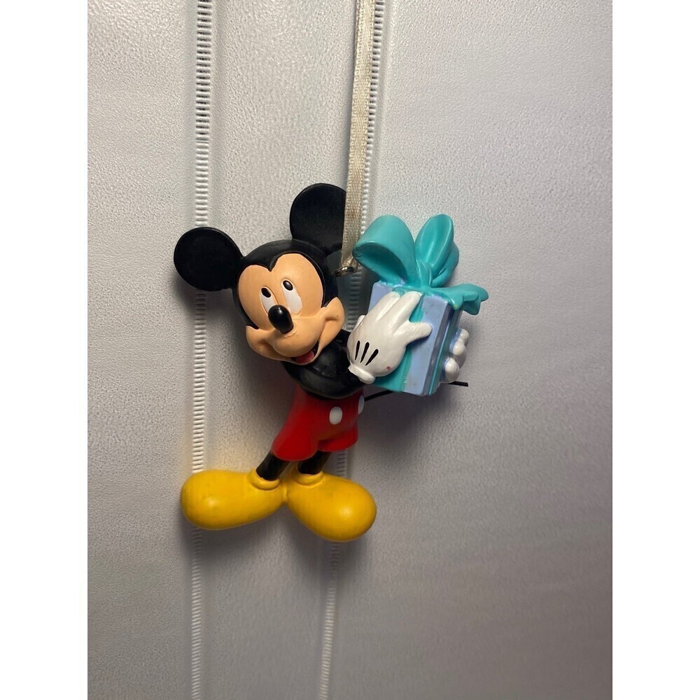 Disney Mickey mouse with present Christmas ornament